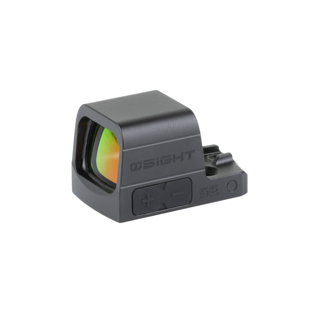 Osight SE Enclosed Red Dot Sight - RMSc Footprint - Multi-Reticle - 2 MOA Dot & 32 MOA Circle - Side Battery