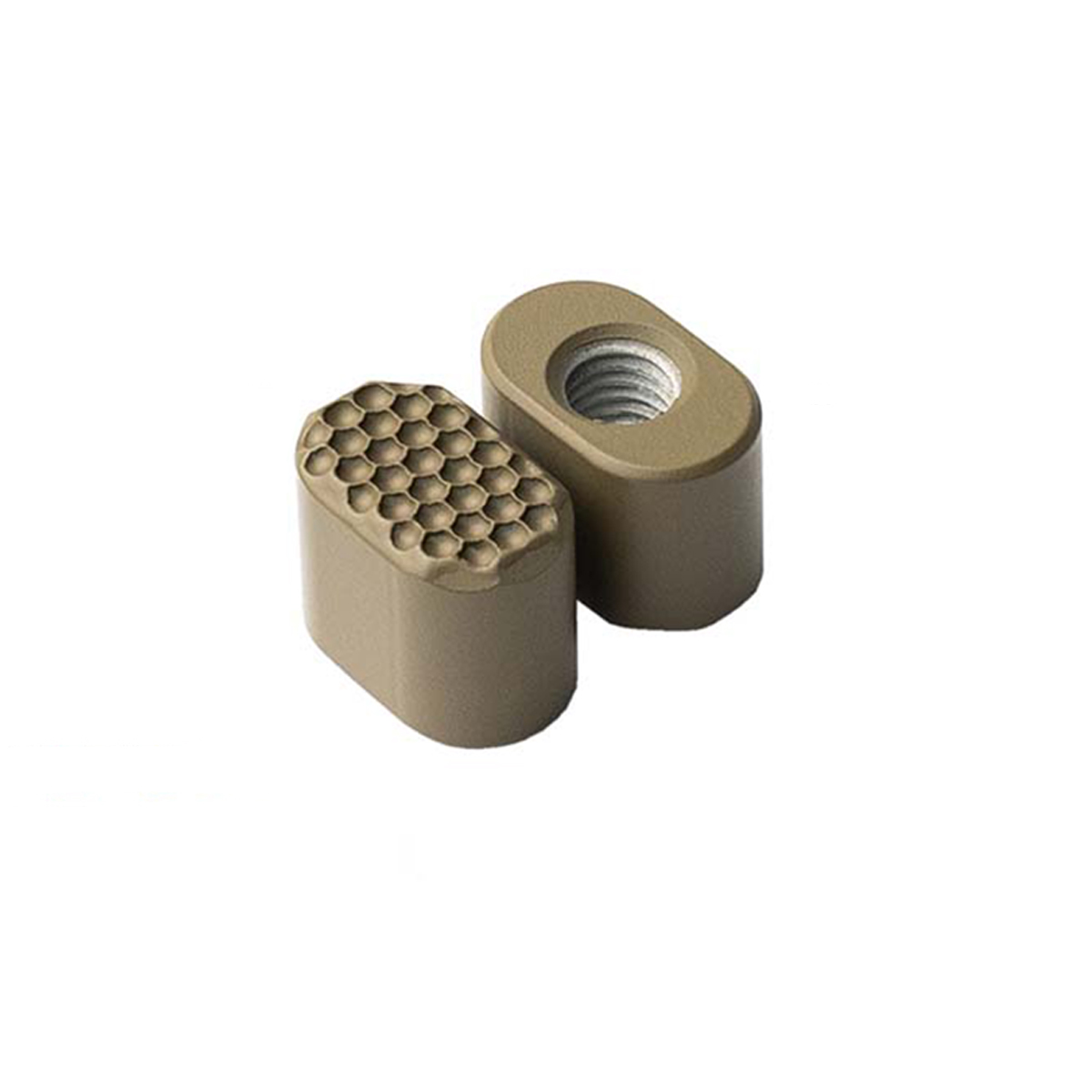 Unknown Phase 5 Weapon Systems PMR AR-15 Dimpled Magazine Release - 3 Colors Available - Flat Dark Earth (Color: Flat Dark Earth)