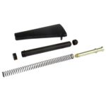 UTG A2 Fixed AR-15 Rifle Stock Assembly - All Parts Included - Buffer, Tube, Springs, & More