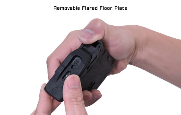 Removable floorplate makes maintenance simple