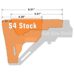 UTG Pro AR-15 Ops Ready S4 Mil-Spec Stock - 2 Colors