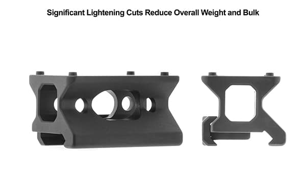 UTG RDM20 Absolute Cowitness Riser Mount for Fastfire Pattern Red Dot Sights