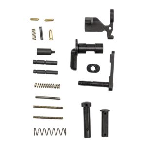 Rise Armament AR-15 Lower Parts Kit - No Grip - No Trigger Guard - Black