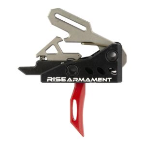 Rise Armament Advanced Performance 3.5 Pound Single Stage Drop-In Trigger - Hybrid Trigger Blade - 3 Colors