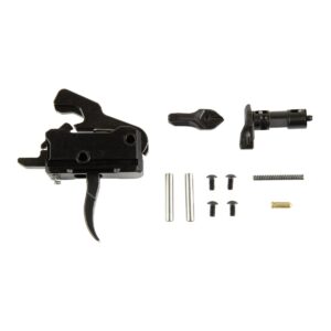 Rise Armament RAVE 140 3.5 Pound Single Stage Drop-In Trigger Kit - Includes Anti-Walk Pins & 69-Degree Selector - Flat or Curved