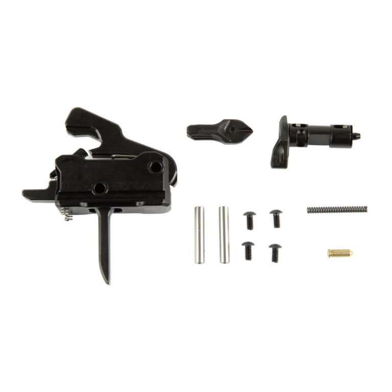Rise Armament RAVE 140 3.5 Pound Single Stage Drop-In Trigger Kit - Includes Anti-Walk Pins & 69-Degree Selector - Flat or Curved