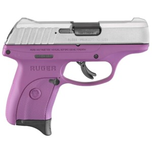 Ruger EC9S 9mm 3.1" Pistol - 7 Rounds - Silver/Purple