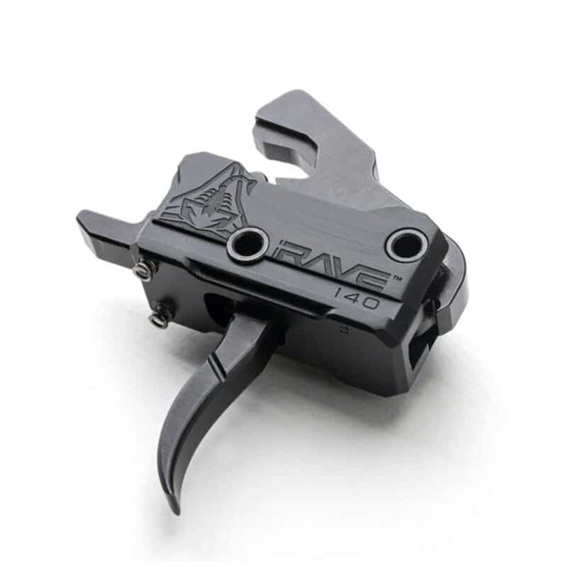 Rise Armament Rave 140 3.5lb Single-Stage AR-15 Trigger w/ Anti-Walk Pins - Gen 2 - 2 ...