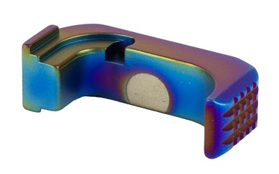 Shield Arms Premium Magazine Release for Glock 43x and 48 - Peacock/Rainbow