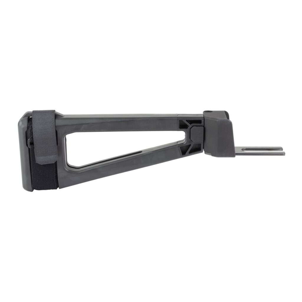 SB Tactical AKTF Side Folding Stabalizing Brace w/ Nylon Strap - Fits AK Platform - Includes AK Adapter