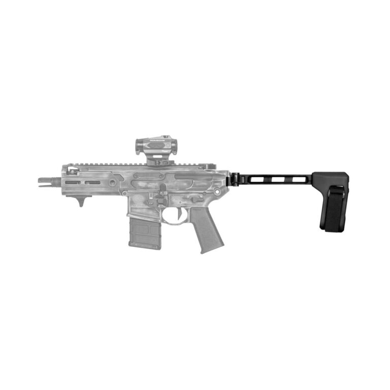 SB Tactical FS1913 Folding Pistol Stabilizing Brace w/ Nylon Strap & Aluminum Strut - Fits M1913 Interface