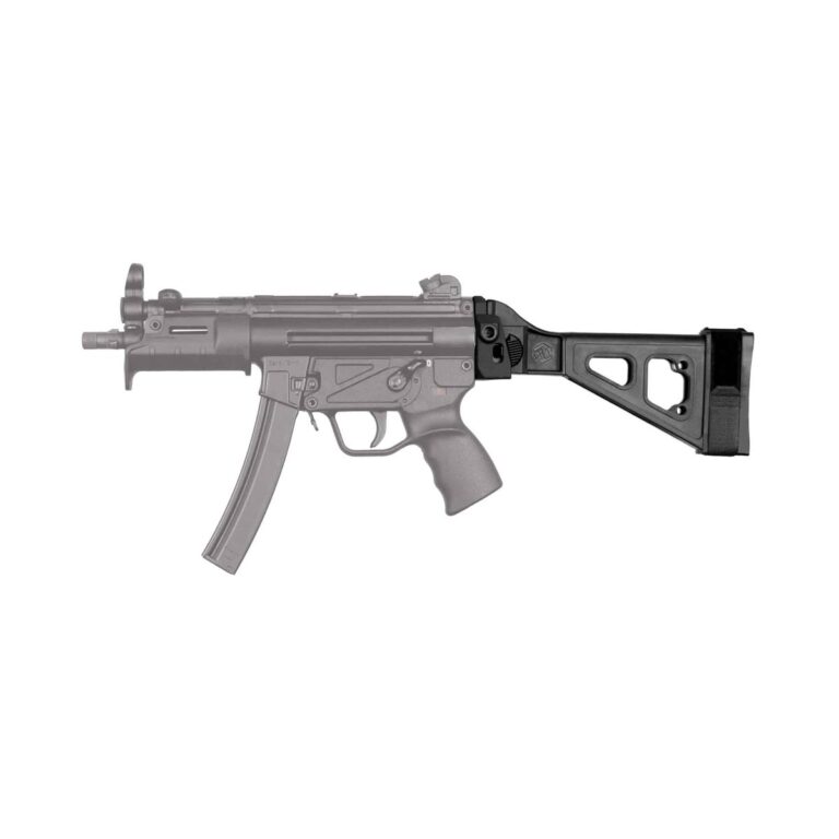 SB Tactical SBT5K Side Folding Stabilizing Brace w/ Nylon Strap - Fits HK MP5K/SP89 & Clones