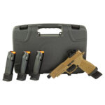 Sig Sauer P365-FUSE TACOPS 4.9" 9mm Pistol with ROMEO-X SIG-LOC Compact - Threaded Barrel - 21 Rounds - 4 Magazines