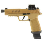 Sig Sauer P365-FUSE TACOPS 4.9" 9mm Pistol with ROMEO-X SIG-LOC Compact - Threaded Barrel - 21 Rounds - 4 Magazines