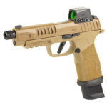 Sig Sauer P365-FUSE TACOPS 4.9" 9mm Pistol with ROMEO-X SIG-LOC Compact - Threaded Barrel - 21 Rounds - 4 Magazines