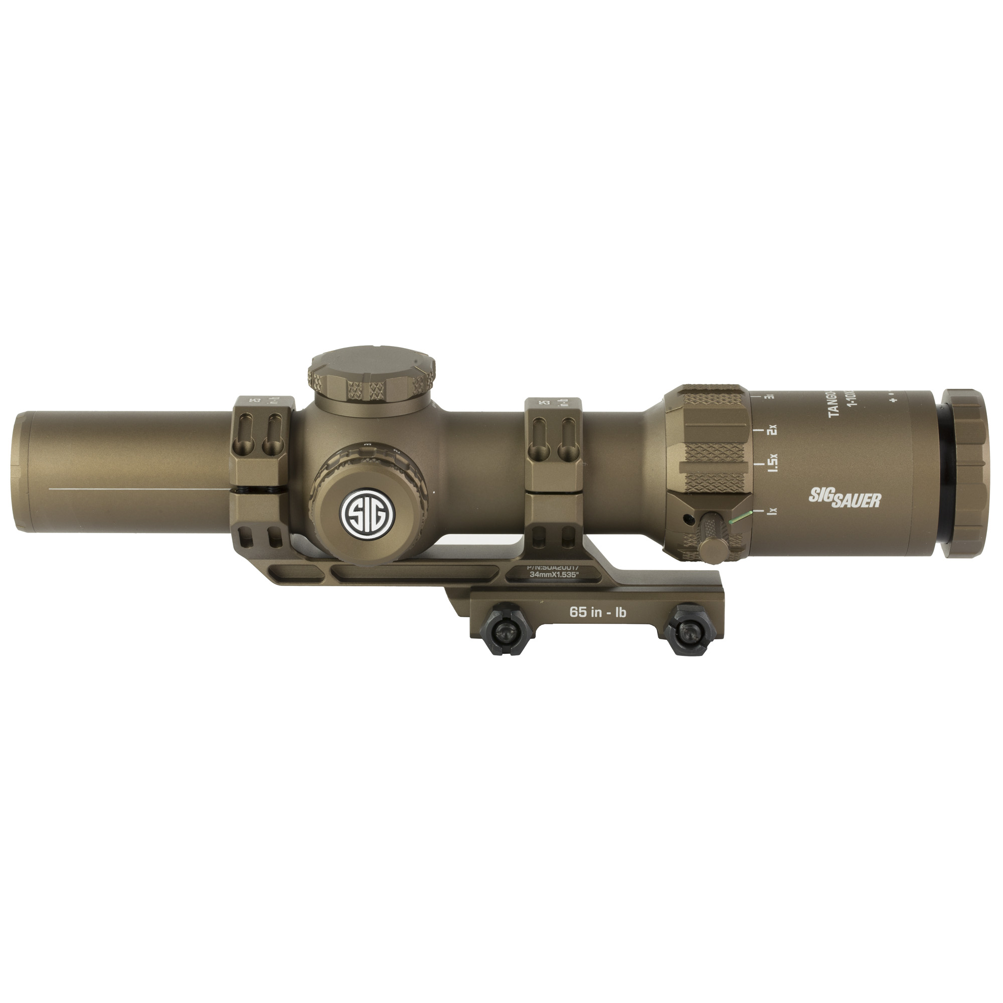 Sig Sauer TANGO MSR 1-10x26 First Focal Plane 34mm Scope - MOA - w
