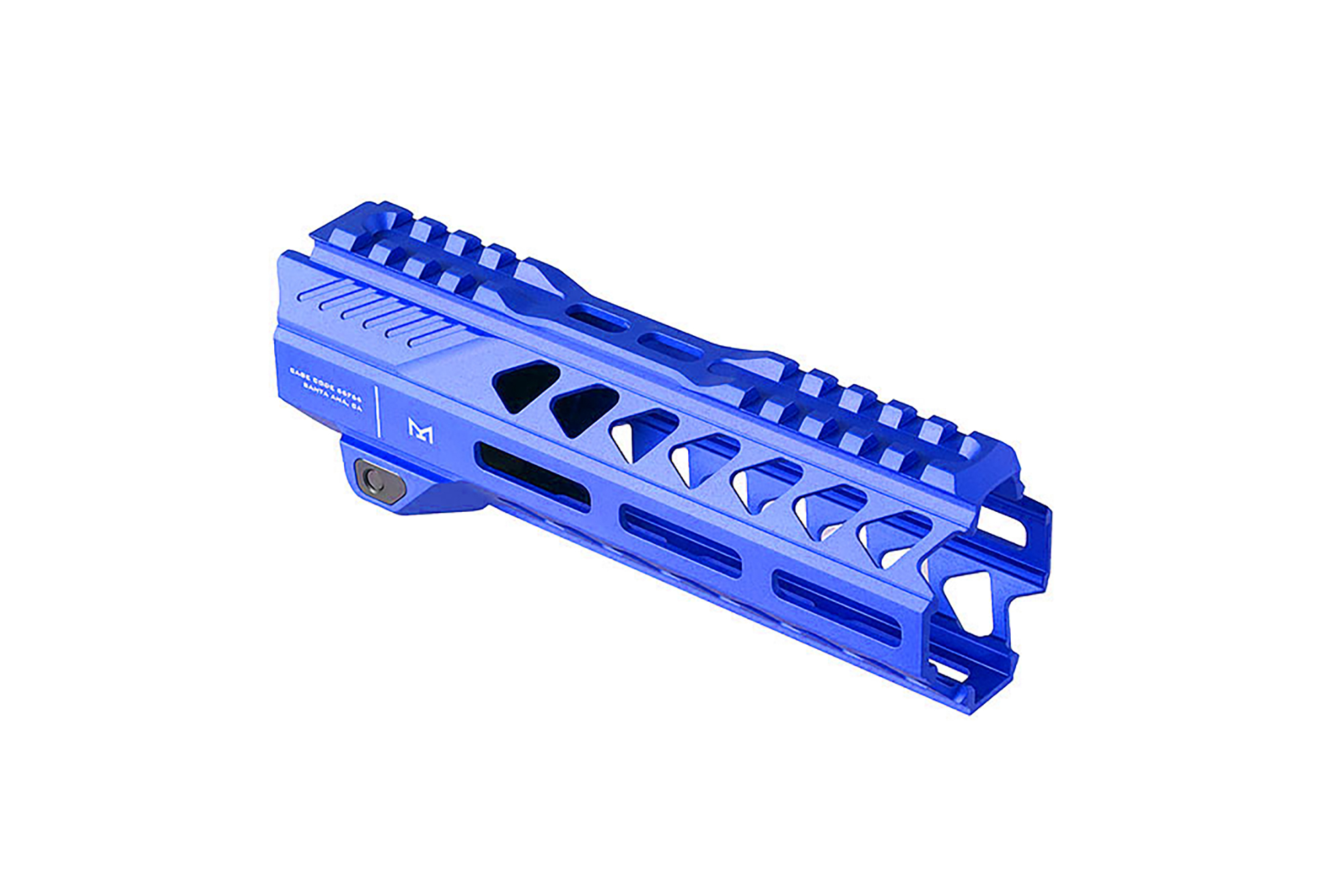 Unknown Strike Industries Strike Rail Free Float AR-15 Handguard - M-LOK - 4 Colors & 5 Lengths Available - 7 Inch, Blue (Length: 7 Inch, Color: Blue)