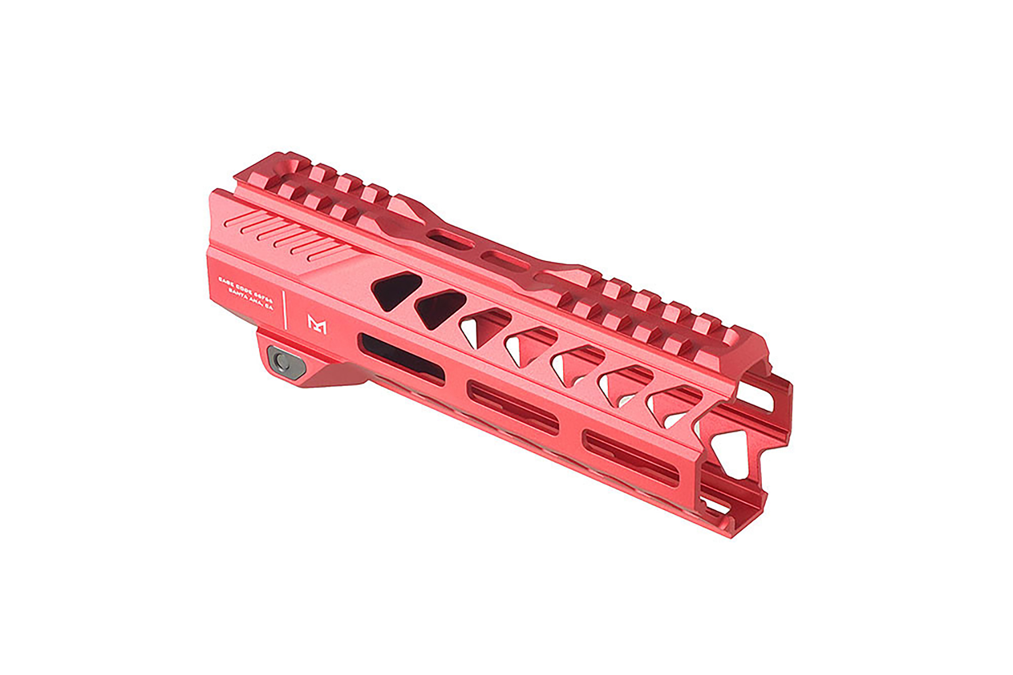 Unknown Strike Industries Strike Rail Free Float AR-15 Handguard - M-LOK - 4 Colors & 5 Lengths Available - 7 Inch, Red (Length: 7 Inch, Color: Red)