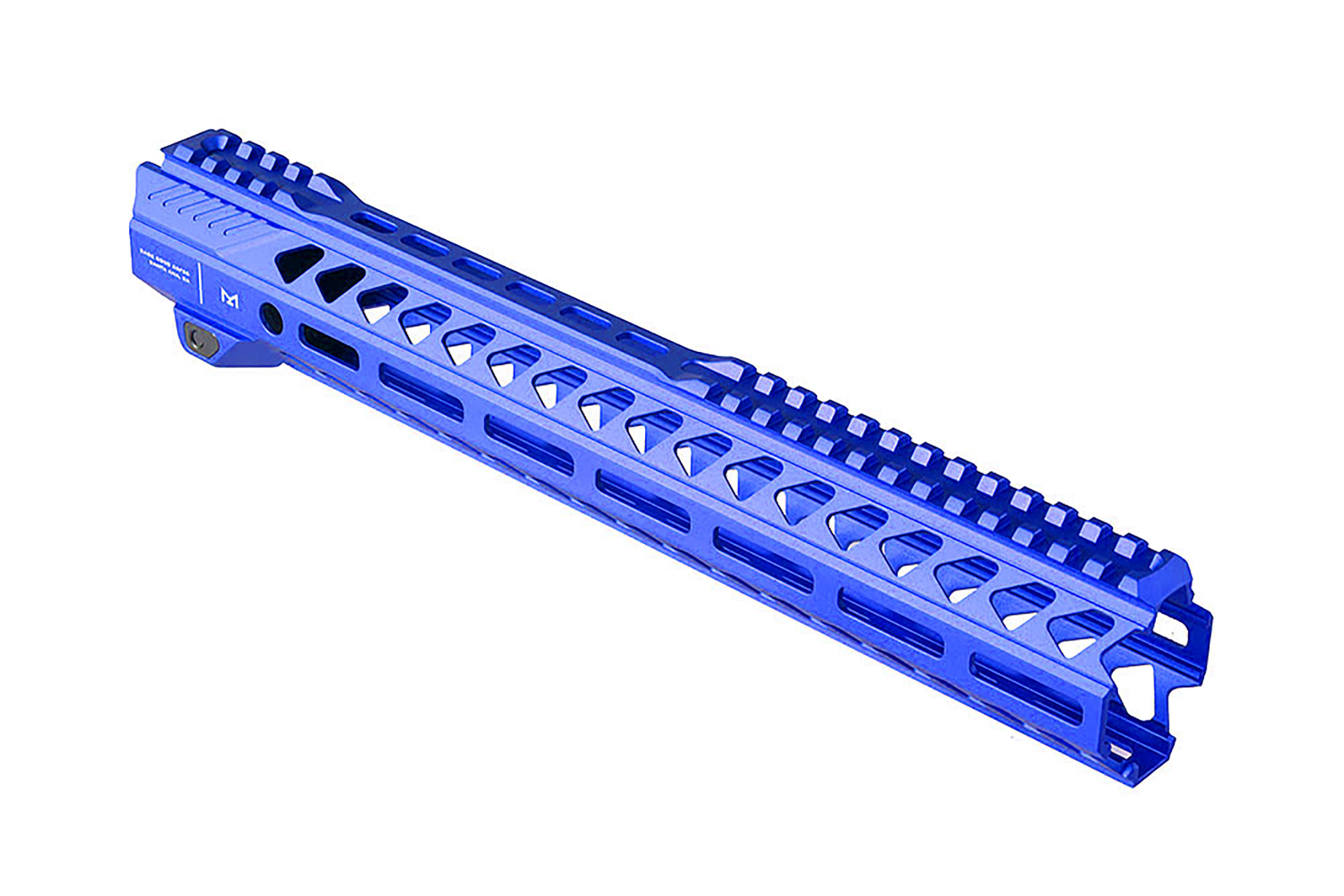 Unknown Strike Industries Strike Rail Free Float AR-15 Handguard - M-LOK - 4 Colors & 5 Lengths Available - 13.5 inch, Blue (Length: 13.5 inch, Color: Blue)