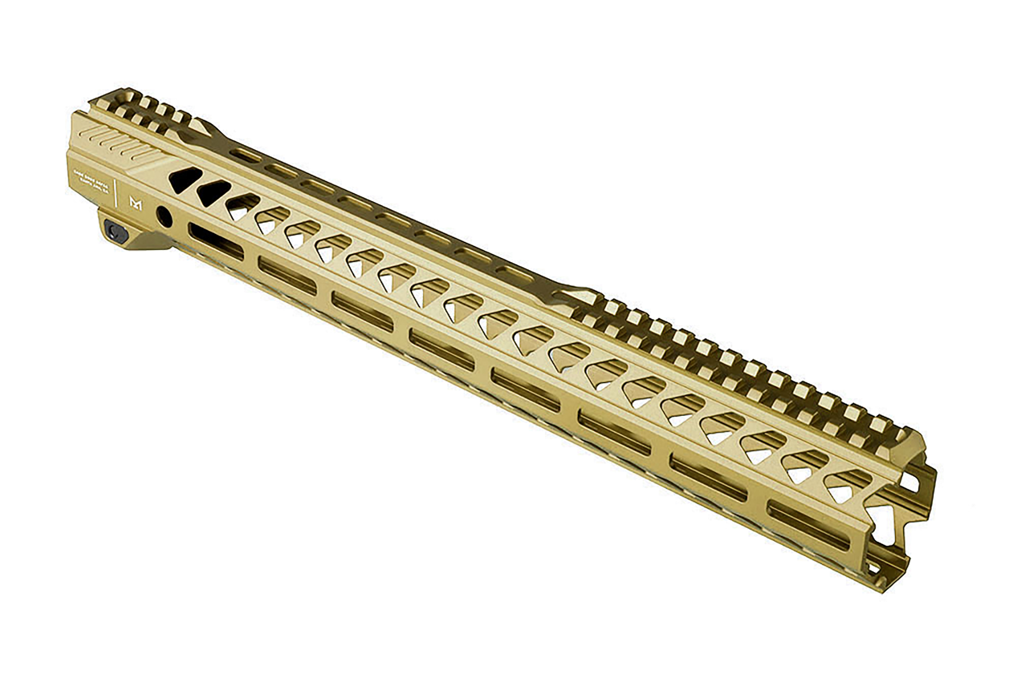 Unknown Strike Industries Strike Rail Free Float AR-15 Handguard - M-LOK - 4 Colors & 5 Lengths Available - 15.5 Inch, Flat Dark Earth (Length: 15.5 Inch, Color: Flat Dark Earth)