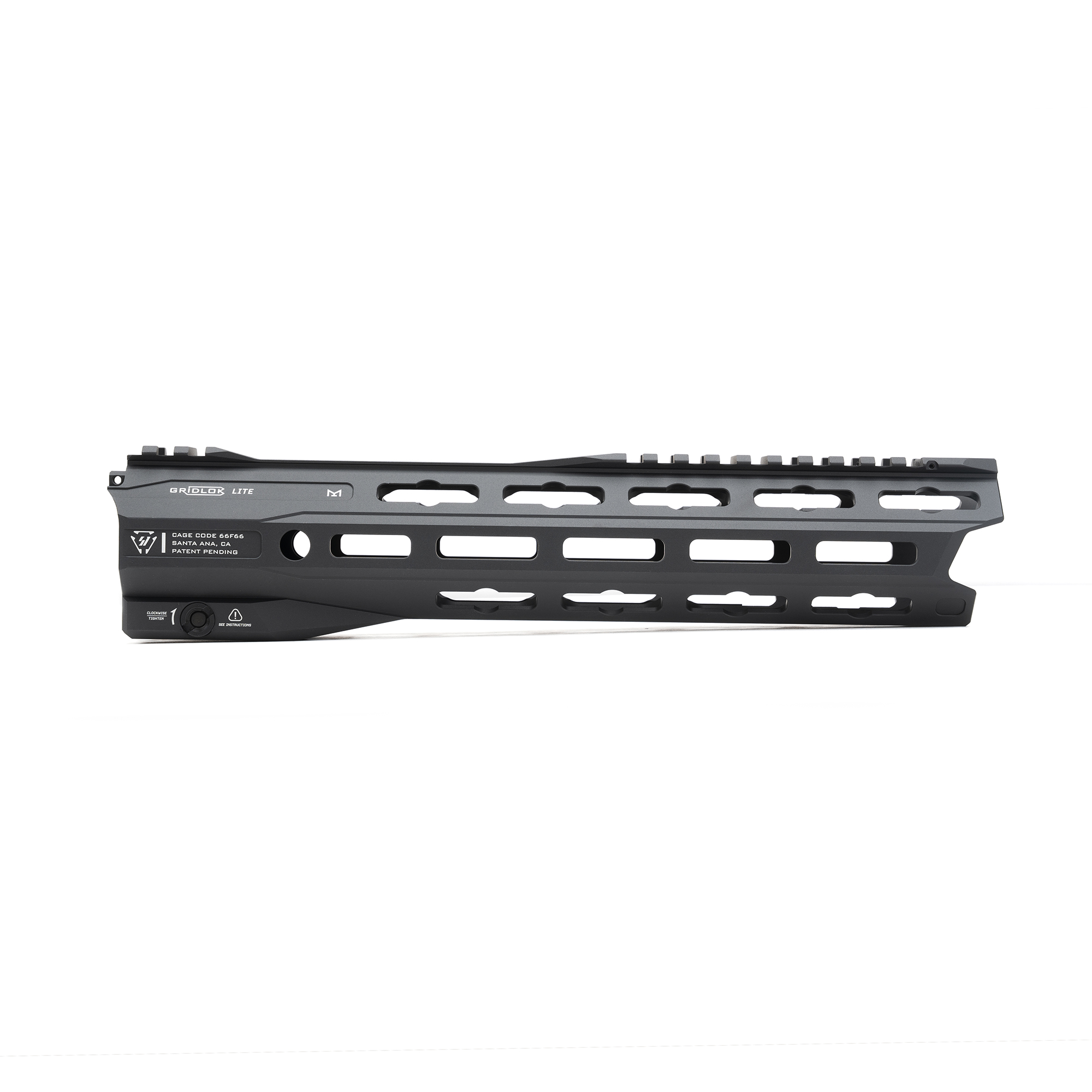 Unknown Strike Industries Gridlok Lite Free Float AR-15 Handguard - M-LOK - 4 Lengths & 2 Colors - 11 Inch, Black (Length: 11 Inch, Color: Black)