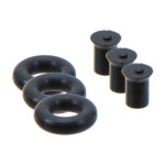 Springco Mil-Spec Black Extractor Insert and Viton O-Ring - 3 Pack