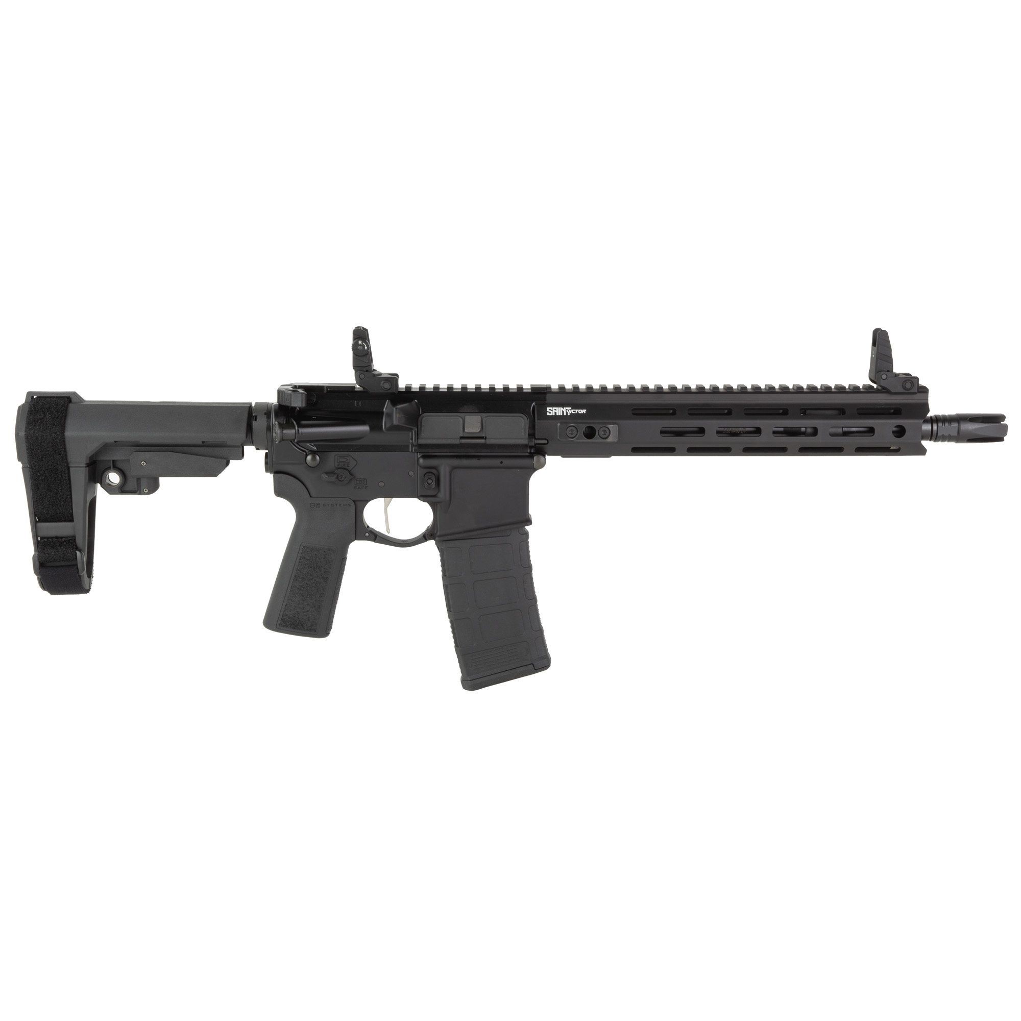 Springfield SAINT Victor V2 AR-15 Pistol – .223/5.56 – 11.5" Barrel – SBA3 Brace - MLOK Freefloat Handguard - 30 Round
