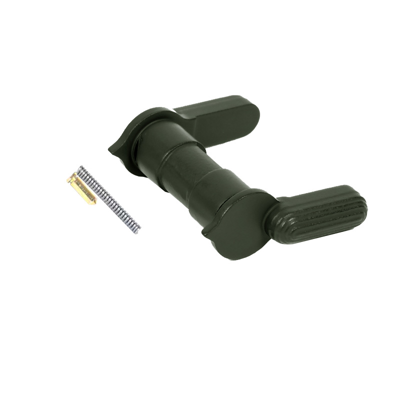 Unknown AT3(TM) Ambidextrous AR-15 Safety Selector w/Spring & Detent - 9 Colors Available - OD Green (Color: OD Green)