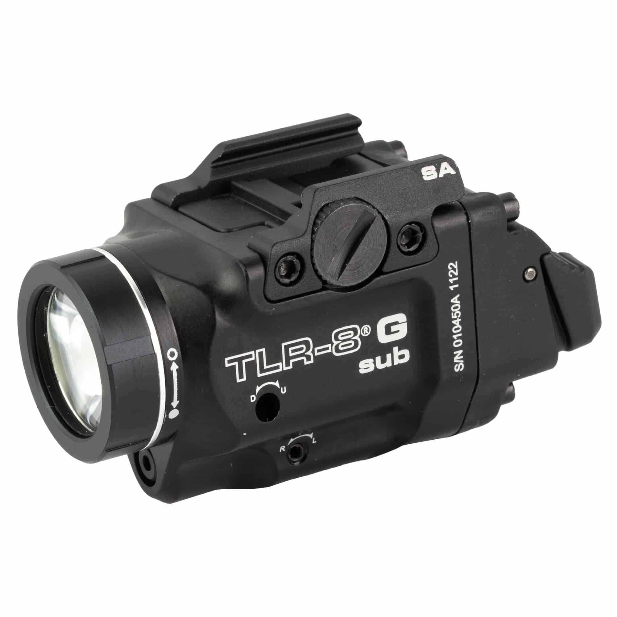 Unknown Streamlight TLR-8 Weapon Light & Laser - Rail Mounted - 500 Lumens - For Subcompact Pistols (Model: For Springfield Hellcat, Laser Color: Green)