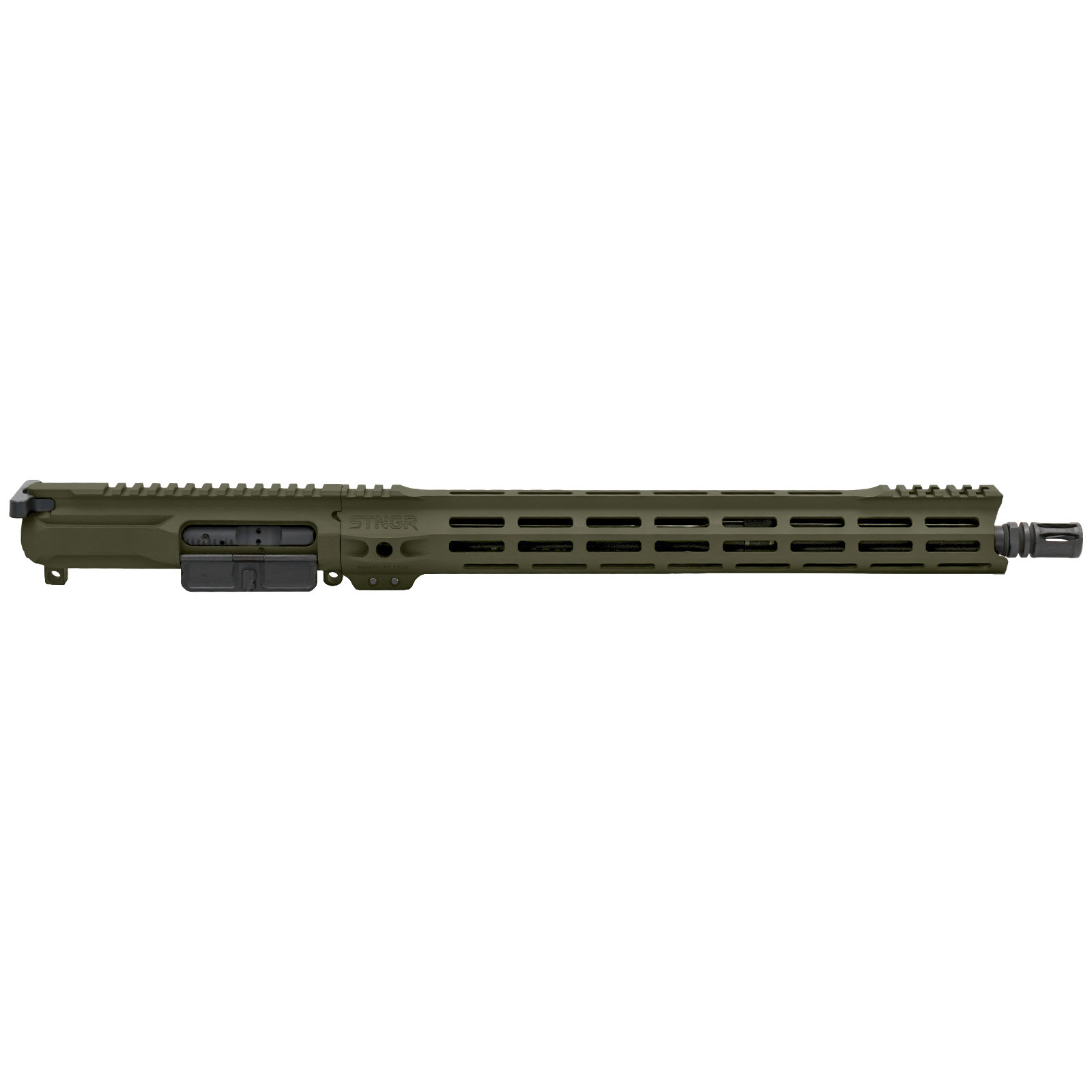 Unknown STNGR 16" .223 Wylde Complete Assembled Upper Receiver w/ 15" VLCN(R) Handguard, BCG & CH - OD Green (Color: OD Green)