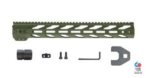 STNGR Free Float M-LOK Handguards - OD Green - VYPR - 15 Inch
