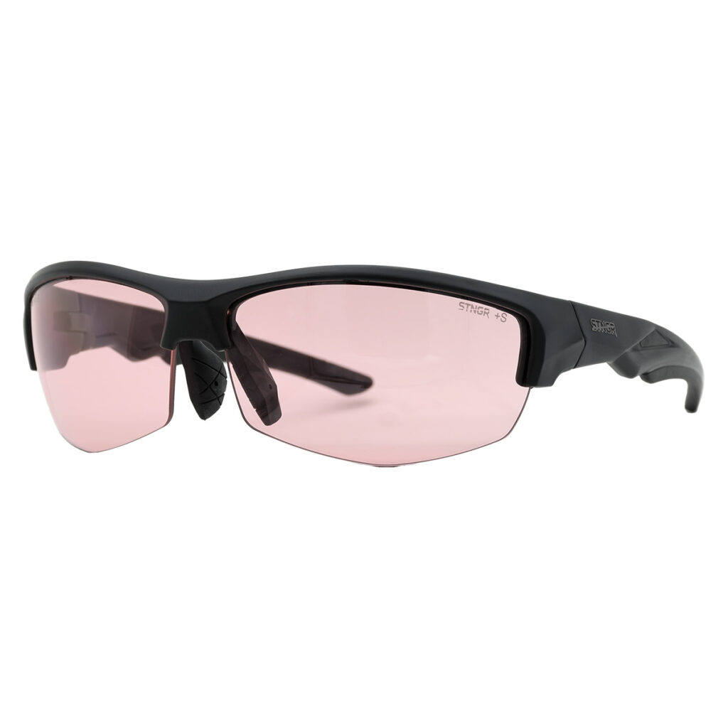STNGR HiSpeed® BrightEdge Red Shooting Glasses