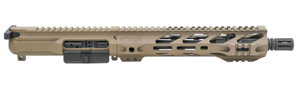 STNGR RPTR Complete 5.56 Pistol Upper with 11.5 Barrel and Flash Hider - FDE