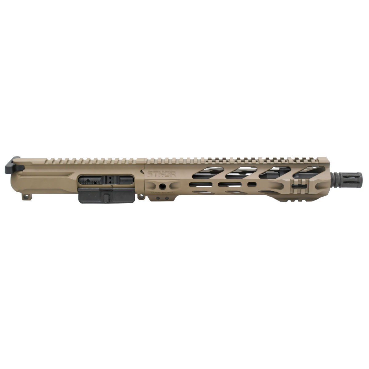 Unknown STNGR 11.5 Inch 5.56 Complete Assembled Upper w/ 10 Inch RPTR(R) Handguard, BCG & CH - Flat Dark Earth (Color: Flat Dark Earth)