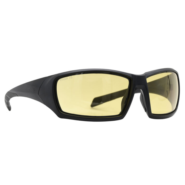 STNGR Ridge® BrightEdge Yellow Shooting Glasses - Smoke or Clear
