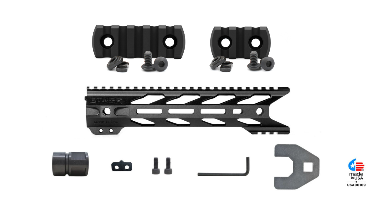 Unknown STNGR Ultimate HWK(R) M-LOK Handguard Bundle - Anodized Black, 10 Inch (Color: Anodized Black, Length: 10 Inch)