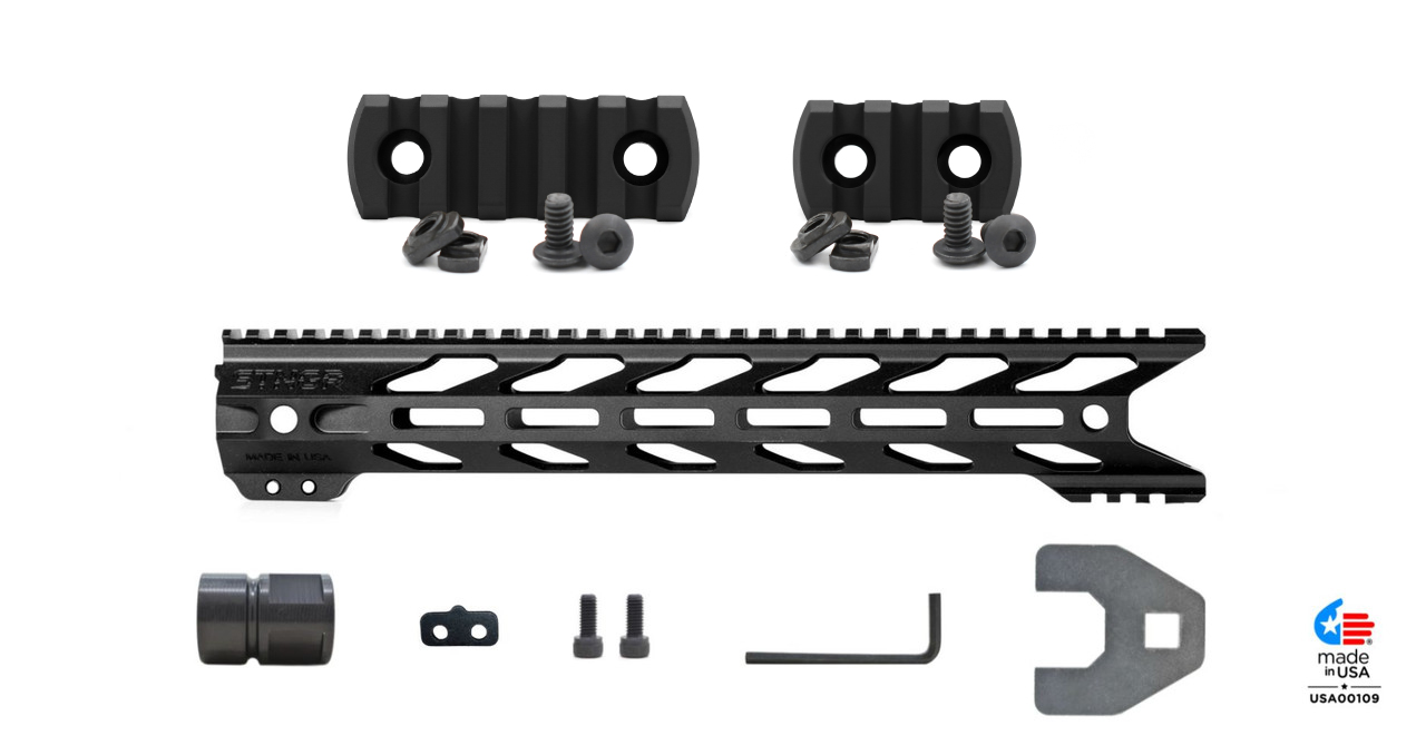 Unknown STNGR Ultimate HWK(R) M-LOK Handguard Bundle - Anodized Black, 13.5 inch (Color: Anodized Black, Length: 13.5 inch)