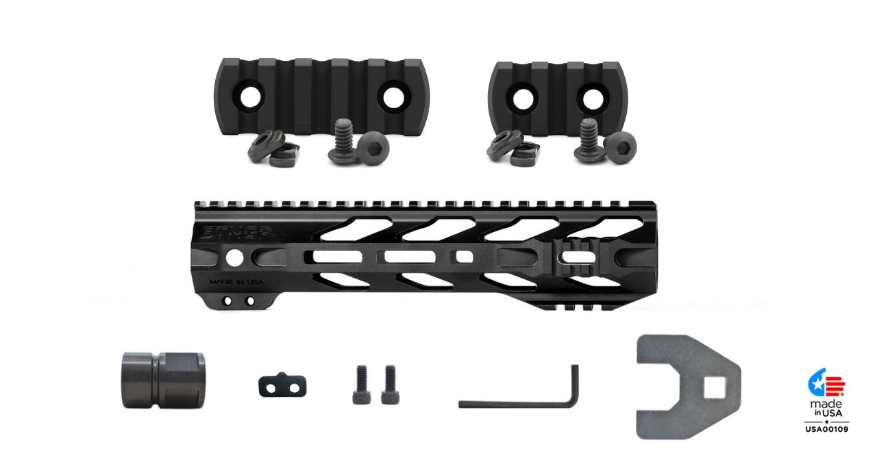 Unknown STNGR Ultimate RPTR(R) M-LOK Handguard Bundle - 10 Inch, Anodized Black (Length: 10 Inch, Color: Anodized Black)