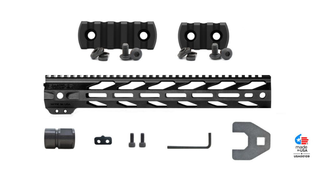 STNGR Ultimate Handguard Bundle - VYPR - 13.5 Inch - Black