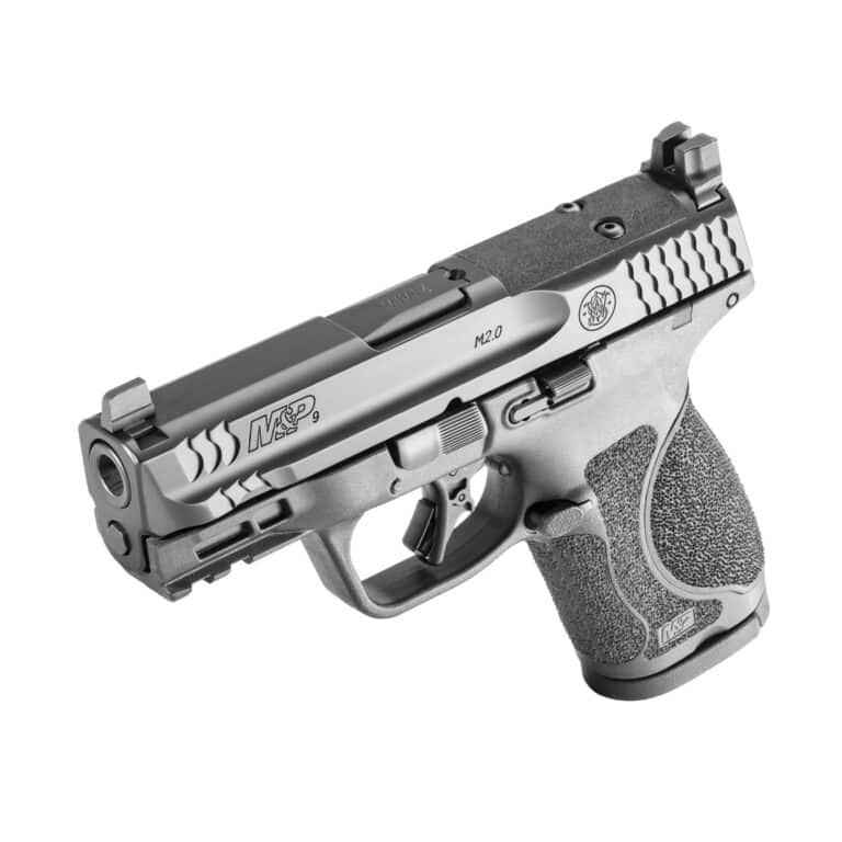 S&W M&P 2.0 9mm 3.6" Optics Ready Pistol - 15 Round - Black