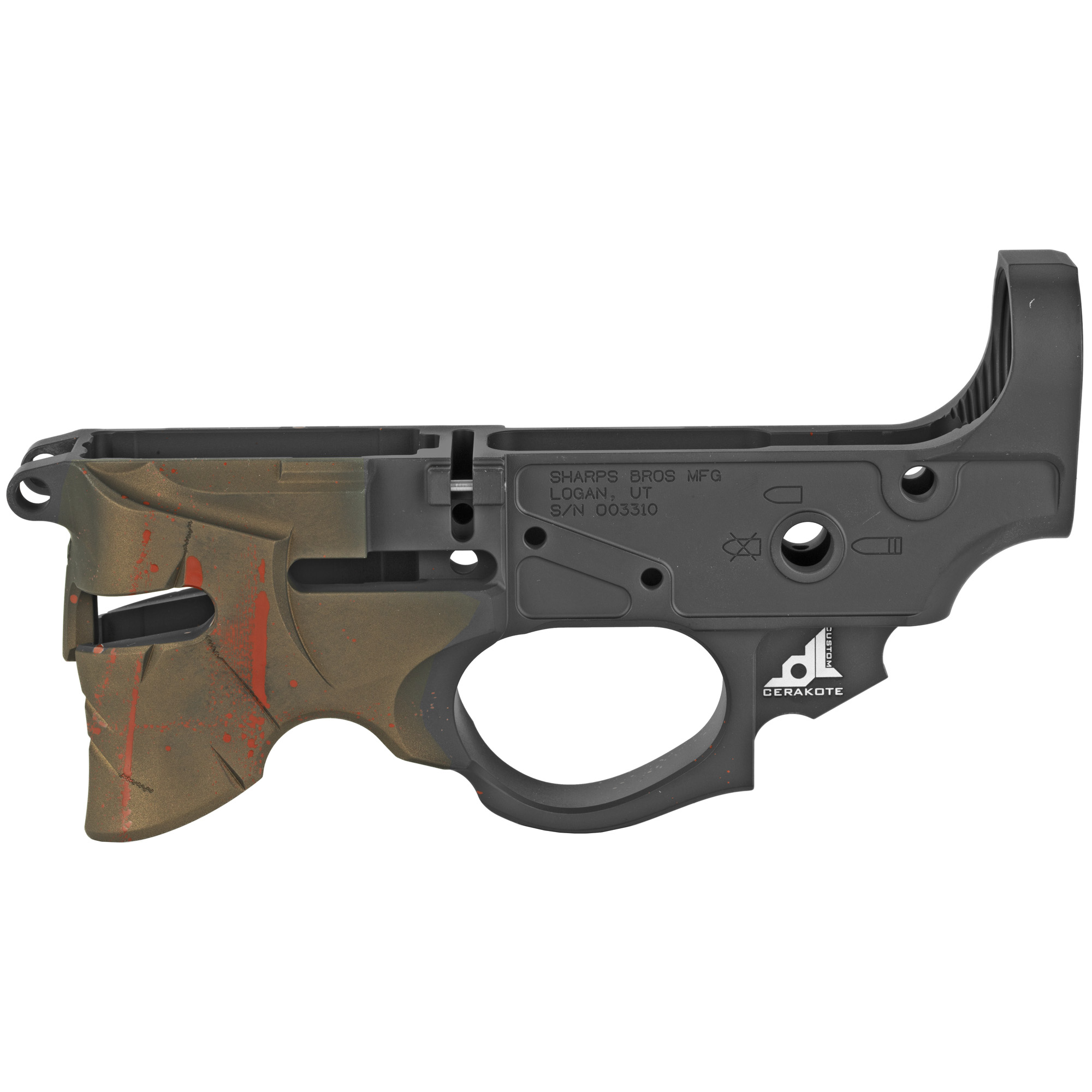 Sharps Bros. SBLR07 Overthrow Billet Stripped Lower Receiver