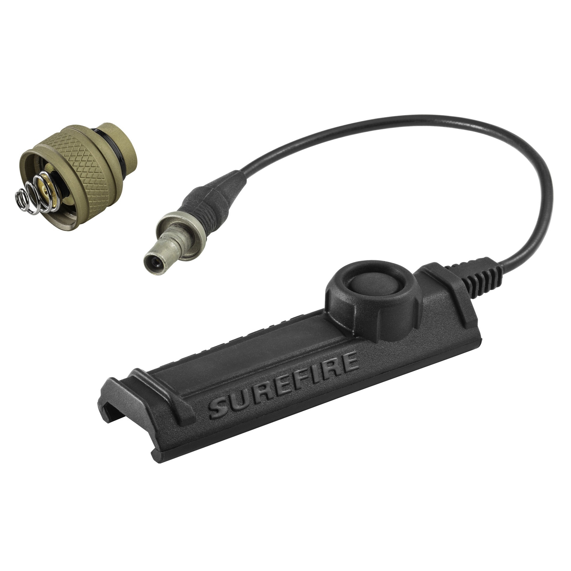 Unknown Surefire SR07 Rail Mount Tape Switch and Rear Cap Assembly for Scout Lights - Tan (Color: Tan)