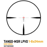 Sig Sauer TANGO MSR 1-8X Second Focal Plane Scope with Mount