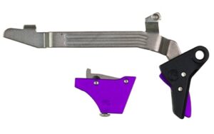 Open Box - Purple - Timney Alpha Competition Trigger for Glock 9mm Gen 3 and Gen 4