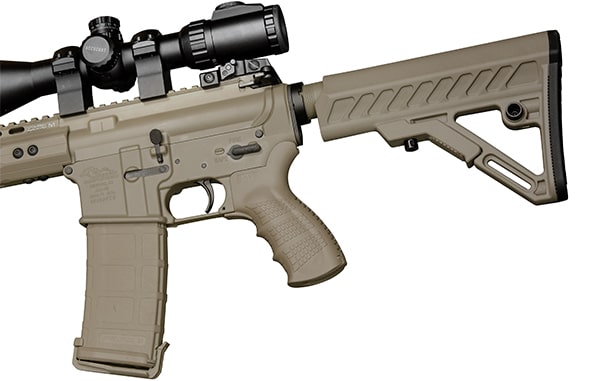 Pictured with UTG S2 Stock in FDE
