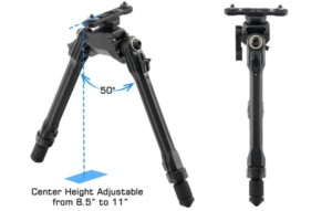 Open Box Return-UTG Pro TBNR M-LOK Bipod - Made in USA - 8.5in – 11.0in
