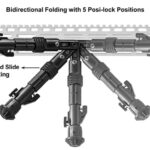 5 position adjustability for carry and deployment.