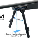 50 degree angle provides a broad base for stability