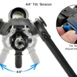 44 degree tilt features a tension lever to keep your base stable