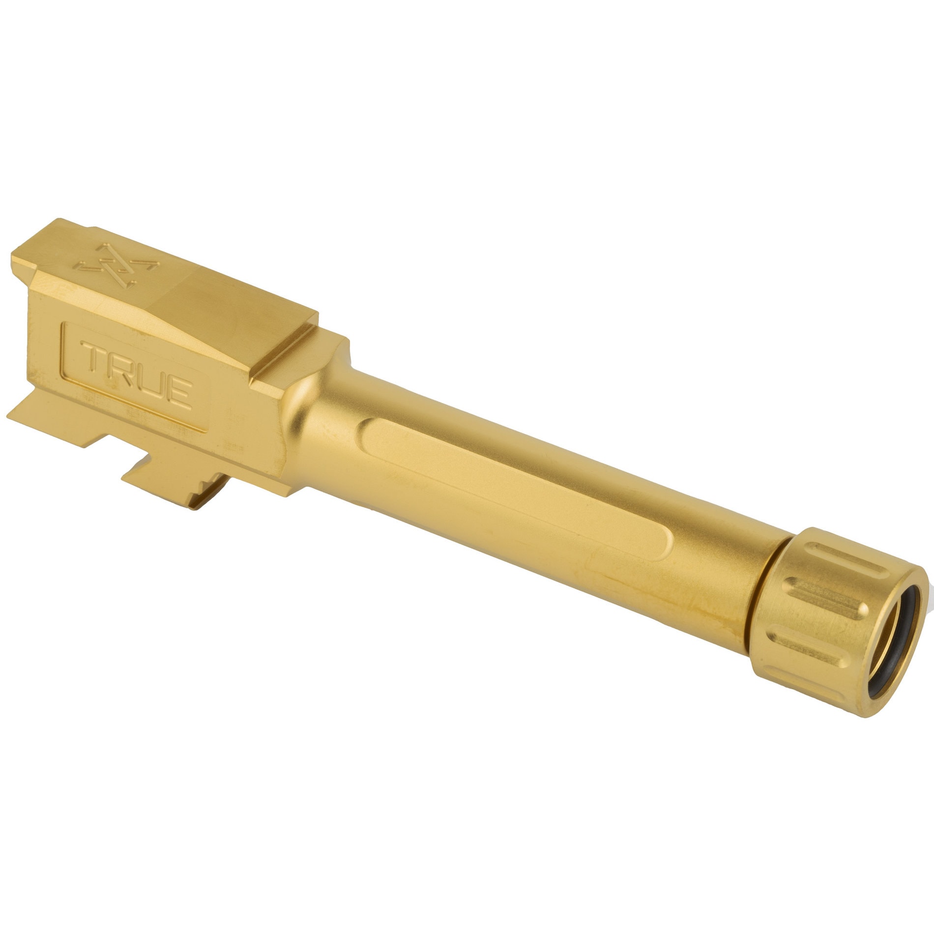 Unknown True Precision 9mm Threaded Barrel for Glock 43 and 43x Pistols - Gold (Color: Gold)